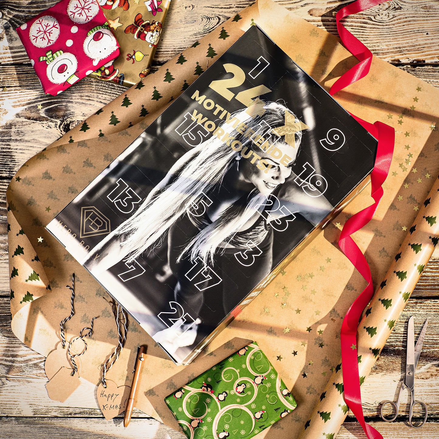 Fitness Adventskalender HERO BODY 2024 EAN 4270003390309