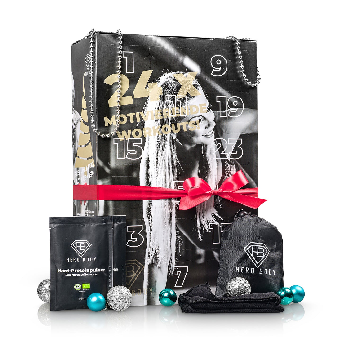 Fitness Adventskalender HERO BODY 2024 EAN 4270003390309