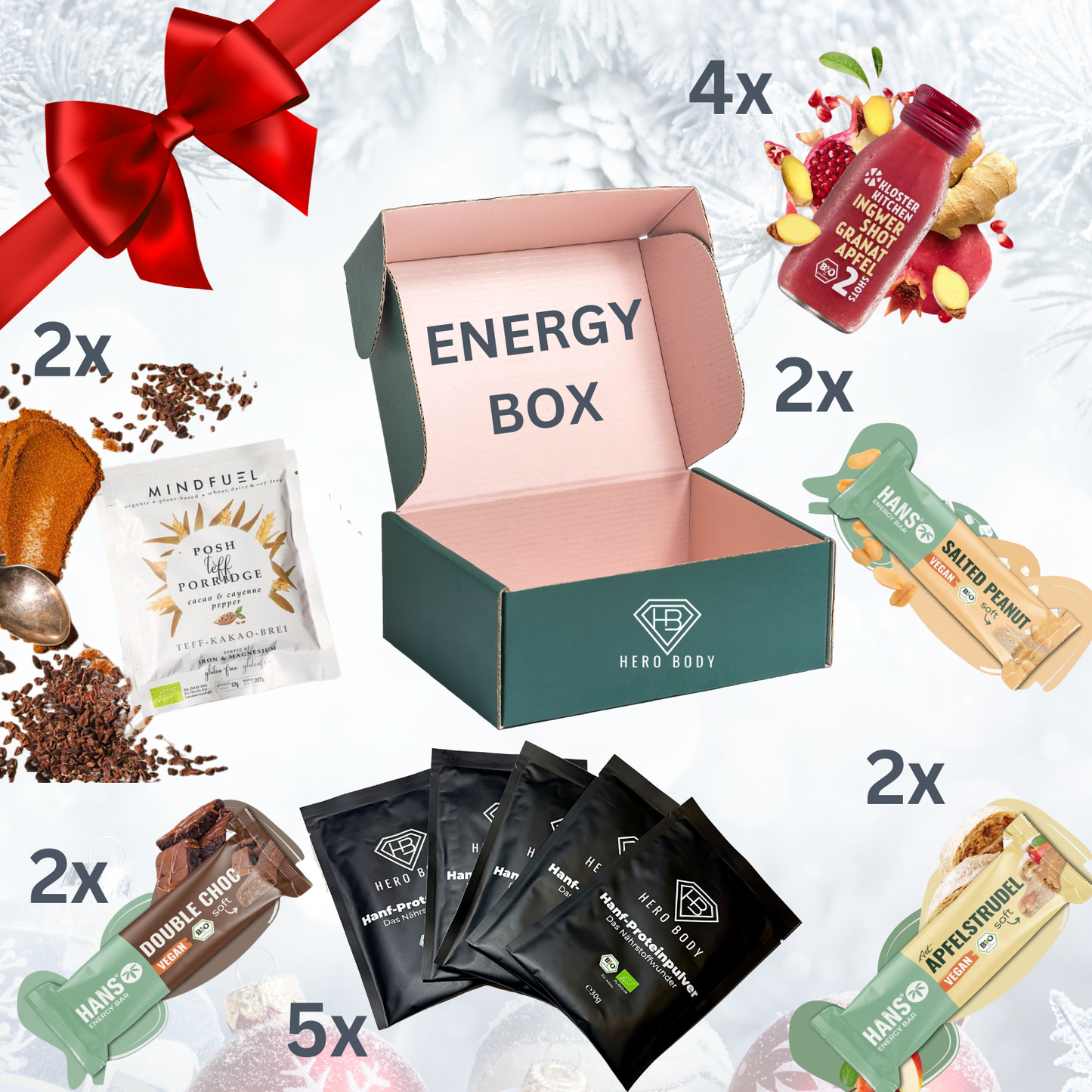 ENERGY BOX- Bio für Gesundheitsbewusste – Vegan Edition